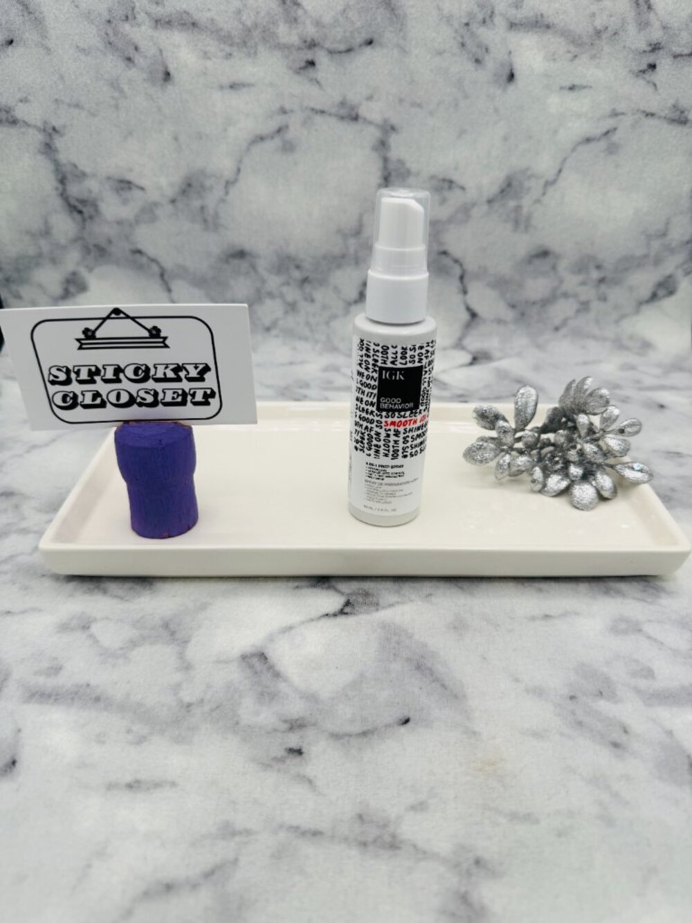 IGK Haircare,Good Behavior 4-in-1 Prep Spray,Heat Protect-Travel 60ml,2.0oz-NEW